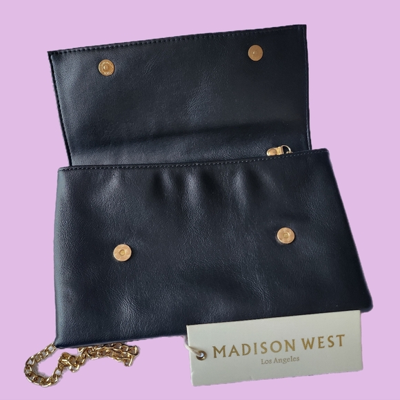 MADISON WEST CHEETAH PRINT DESIGN CROSSBODY/CLUTCH/BAG/PURSE BNWT - Picture 6 of 7